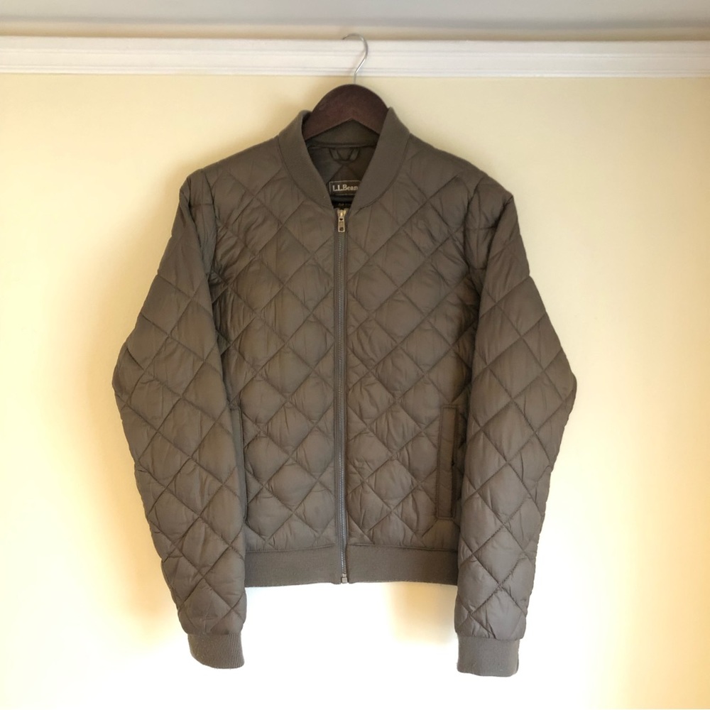 L.L. Bean Puff Bomber Jacket
